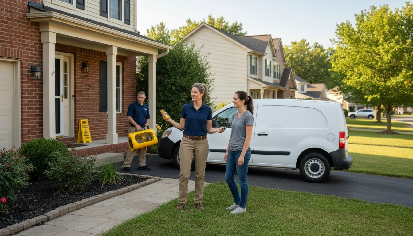 Water restoration image for Dehumidification And Cleanup Services in Casselton, ND